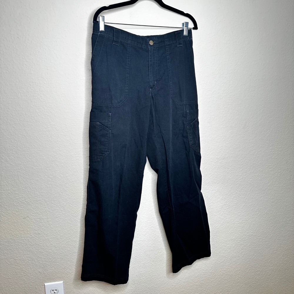 Carhartt Medical C54108 Black Ripstop Cargo Pants Mens Small Regular Utility